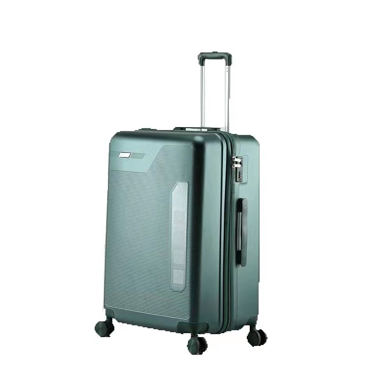 Tresmode Stitch Black 20-inch Check-in Luggage Bag